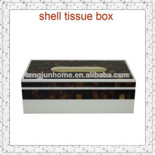 CPS-TB02 Rectangle Pen Shell Tissue Box for Home decoration